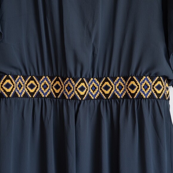 Rock 47 by Wrangler sheer grey dress-XL - Picture 2 of 5